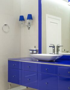 blue bathroom vanity san diego ca
